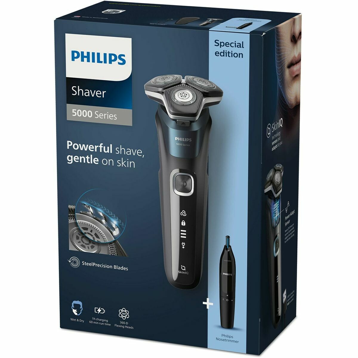 Máquina de Barbear Elétrica Recarregável Philips