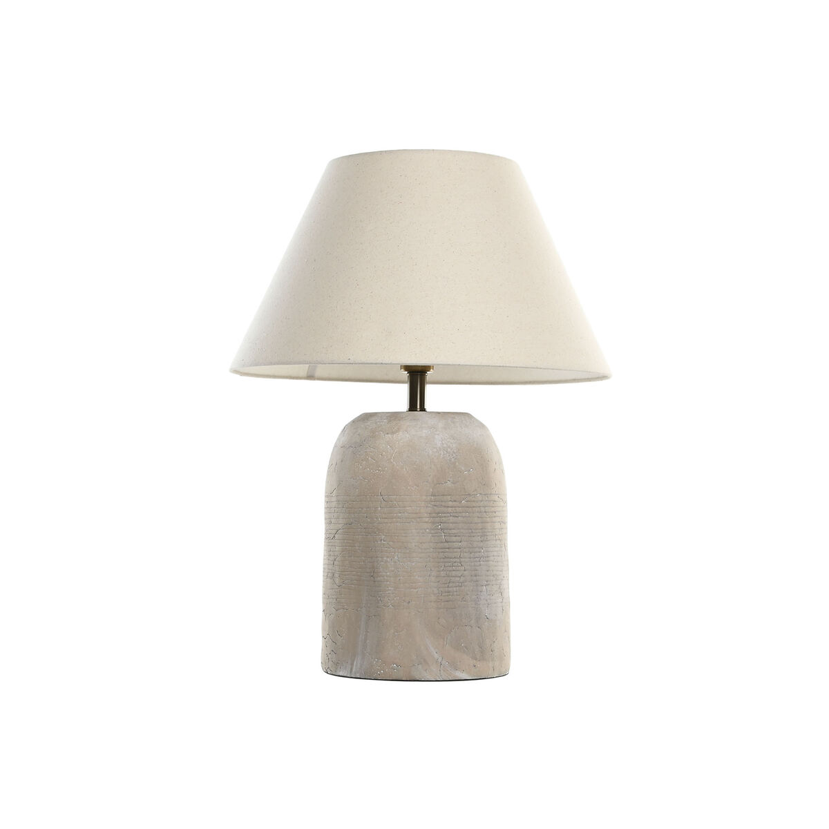 Lâmpada de mesa Home ESPRIT Bege Cinzento 50 W 220 V