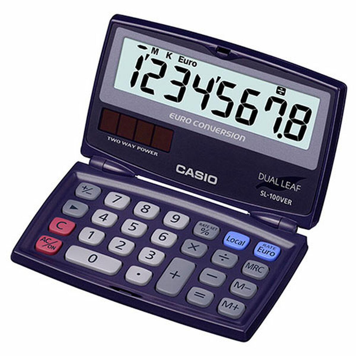 Calculadora Casio Azul De bolso