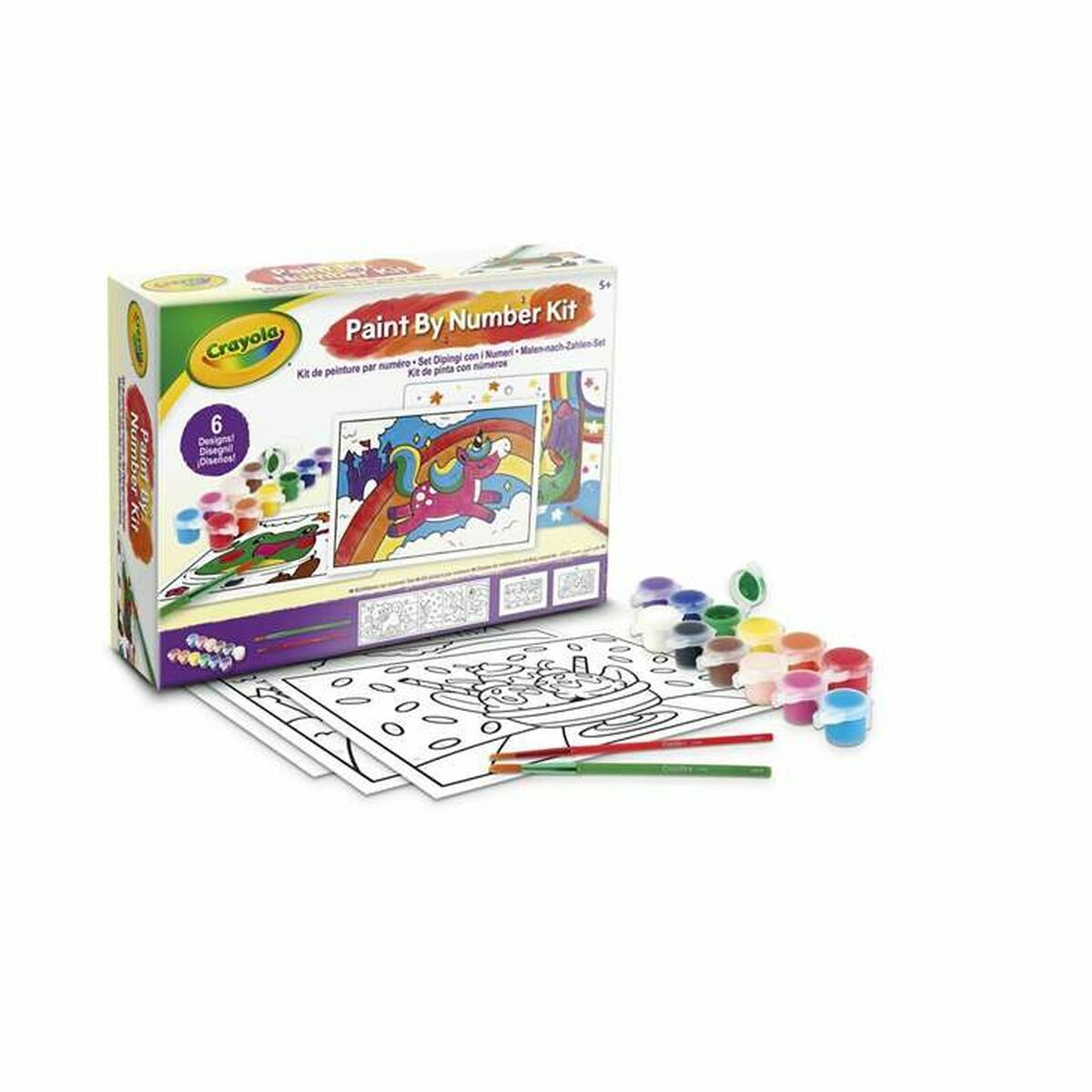 Conjunto de pintura por números Crayola