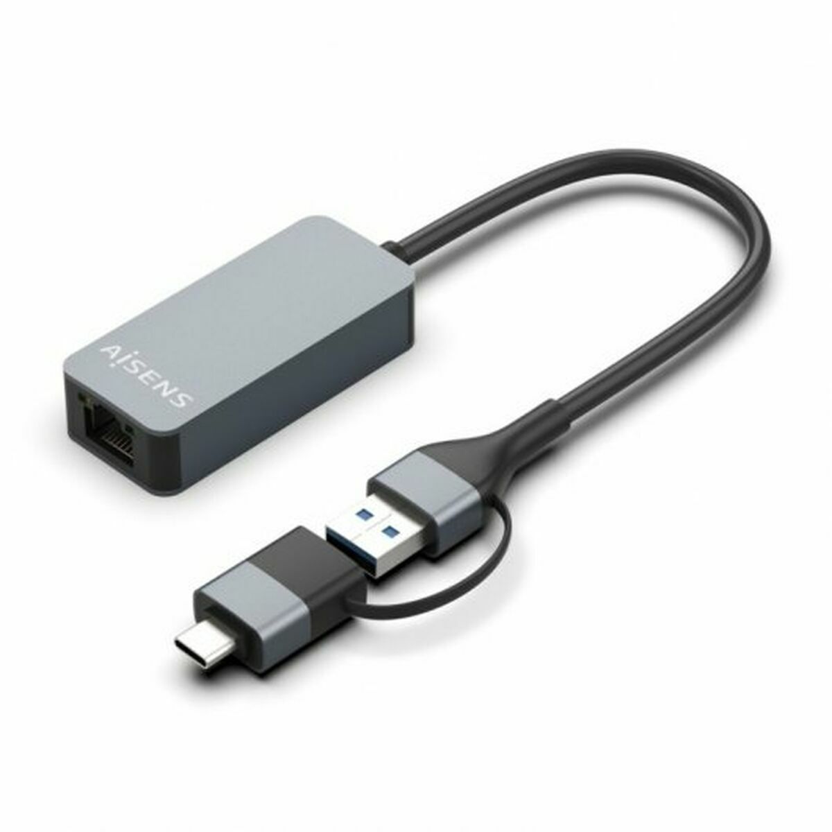 Cabo USB Aisens Cinzento 15 cm