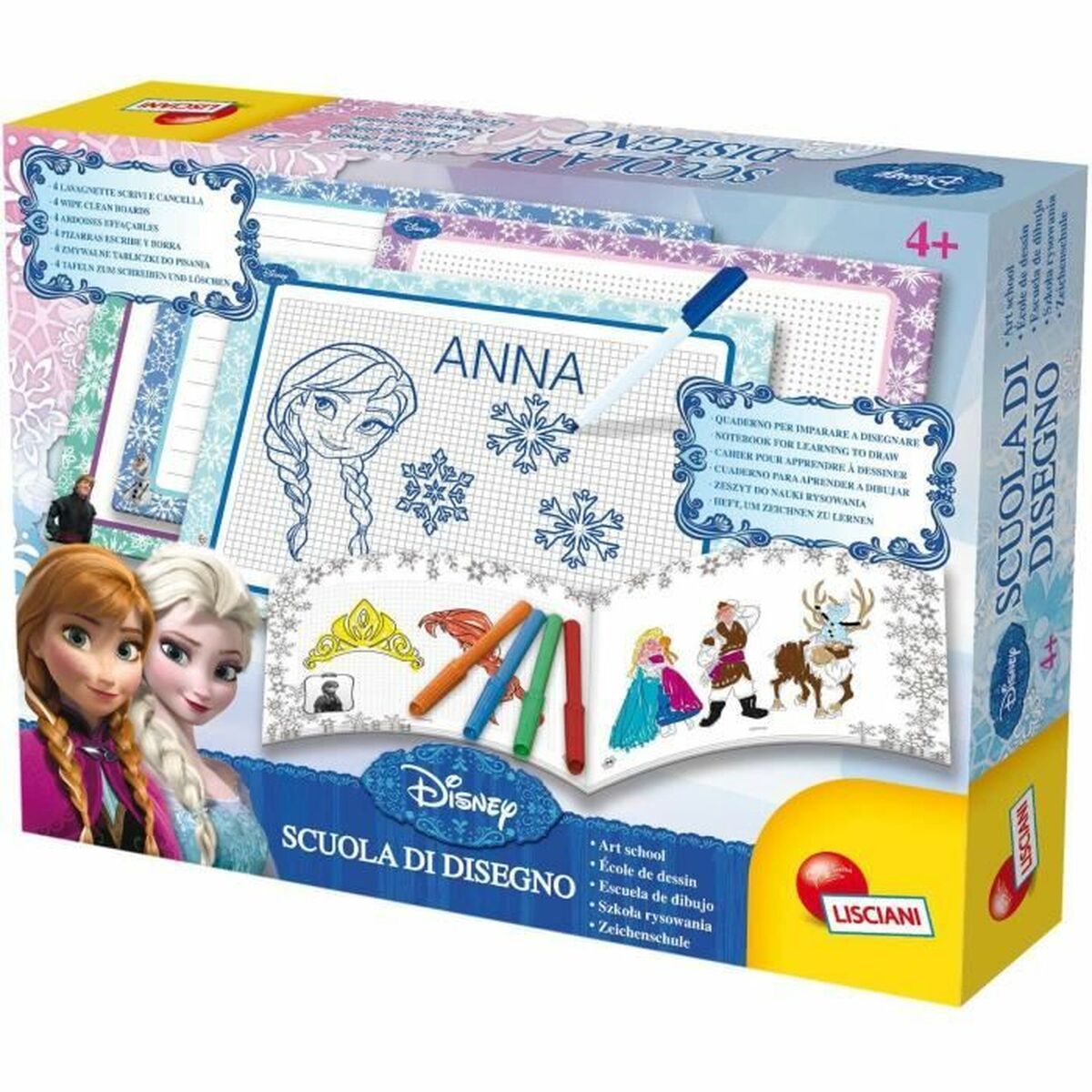 Bloco com Desenhos para Colorir Disney FROZEN Multicolor
