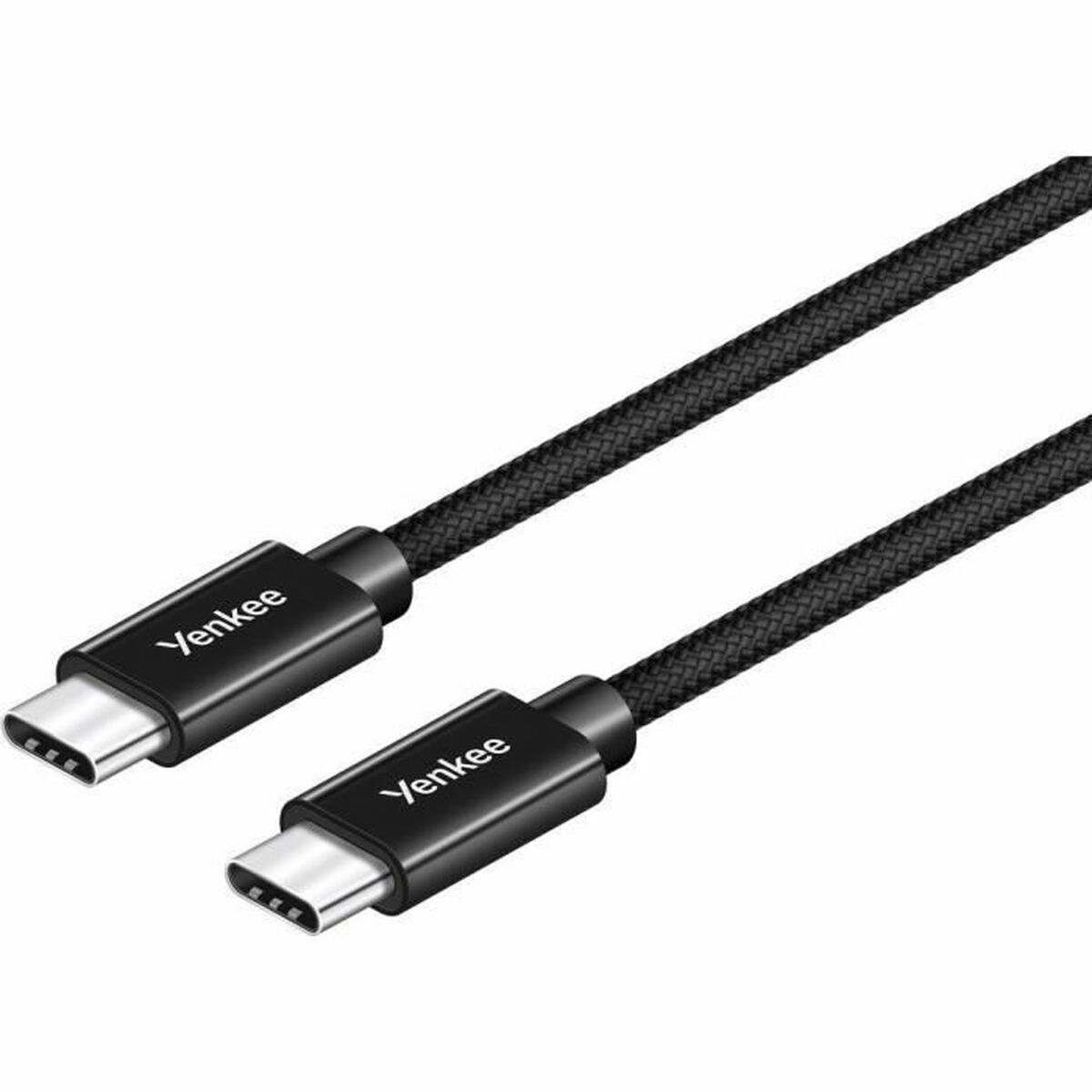 Cabo USB-C Yenkee YCU C02 BK Preto 0,2 m