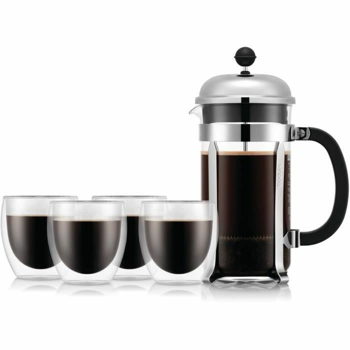 Cafeteira de Êmbolo Bodum Transparente 1 L (8 Unidades)