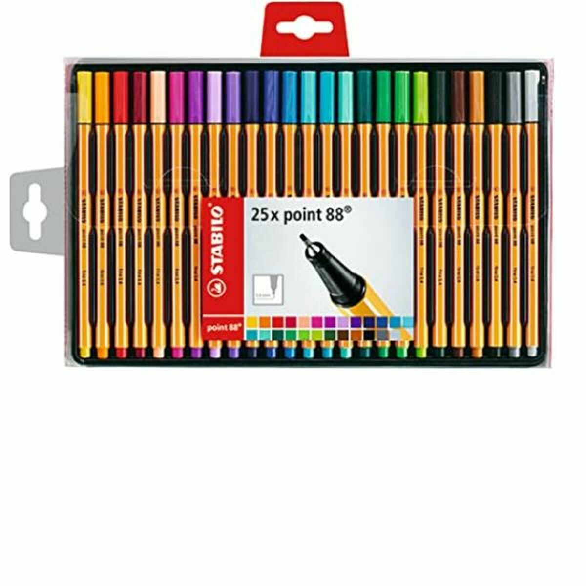 Conjunto de Canetas de Feltro Stabilo 8825-1 Multicolor (25 Unidades)