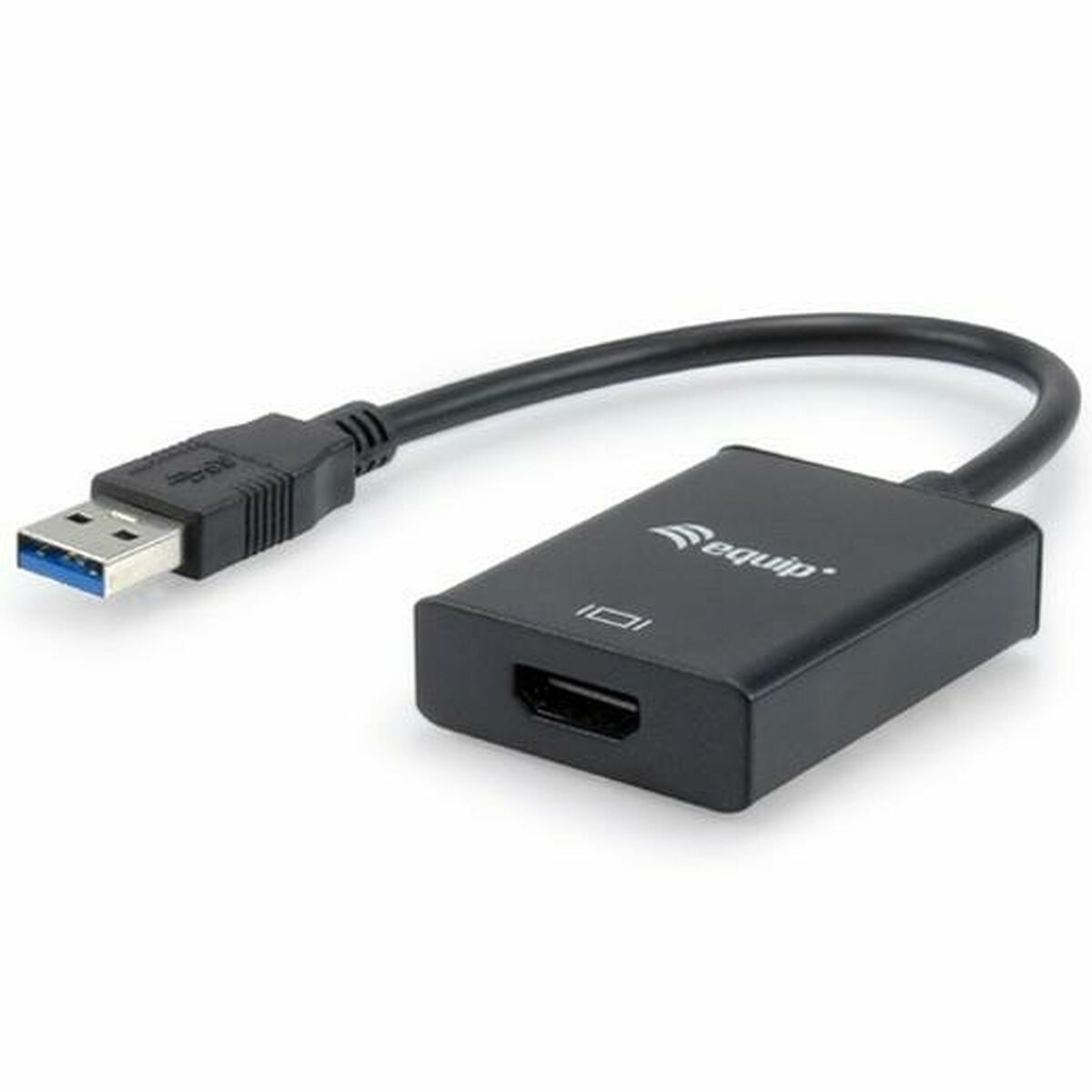 Adaptador USB 3.0 para HDMI Equip 133385 Preto