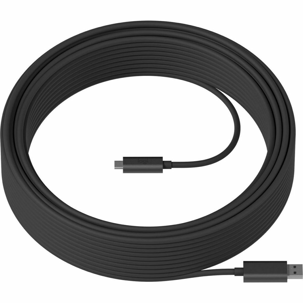 Cabo USB A para USB-C Logitech Strong USB 3.1 Cable Preto