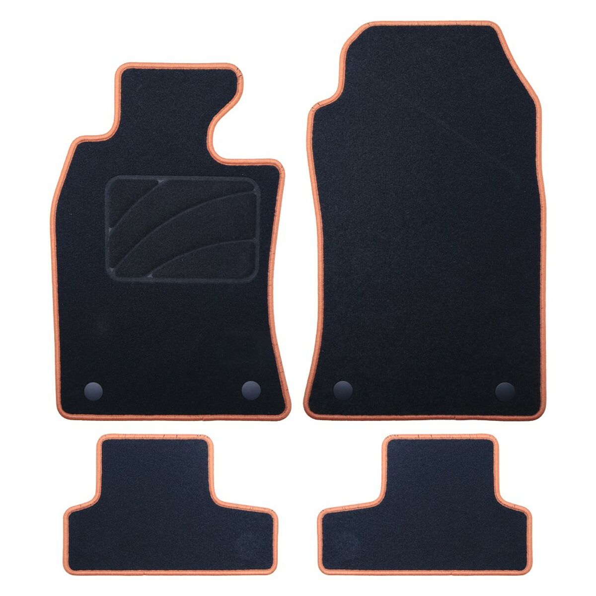 Conjunto de Tapetes de Carro OCC Motorsport OCCMI0008YE Mini R52 Cabrio 5 Peças