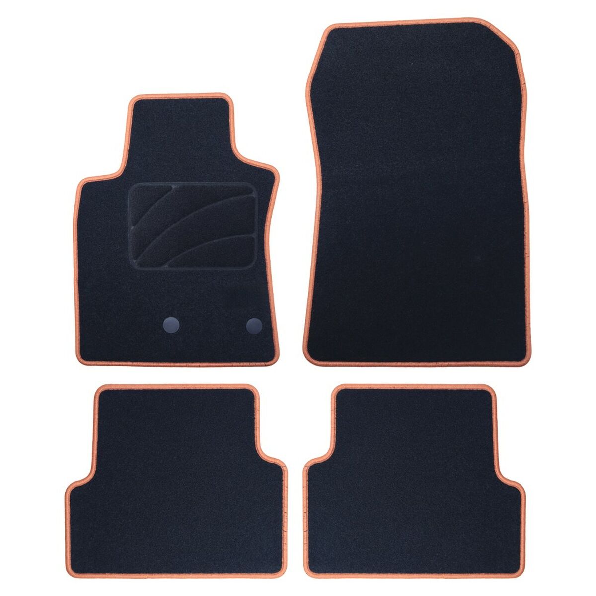 Conjunto de Tapetes de Carro OCC Motorsport OCCRT0038YE Amarelo Renault Modus 5 Peças