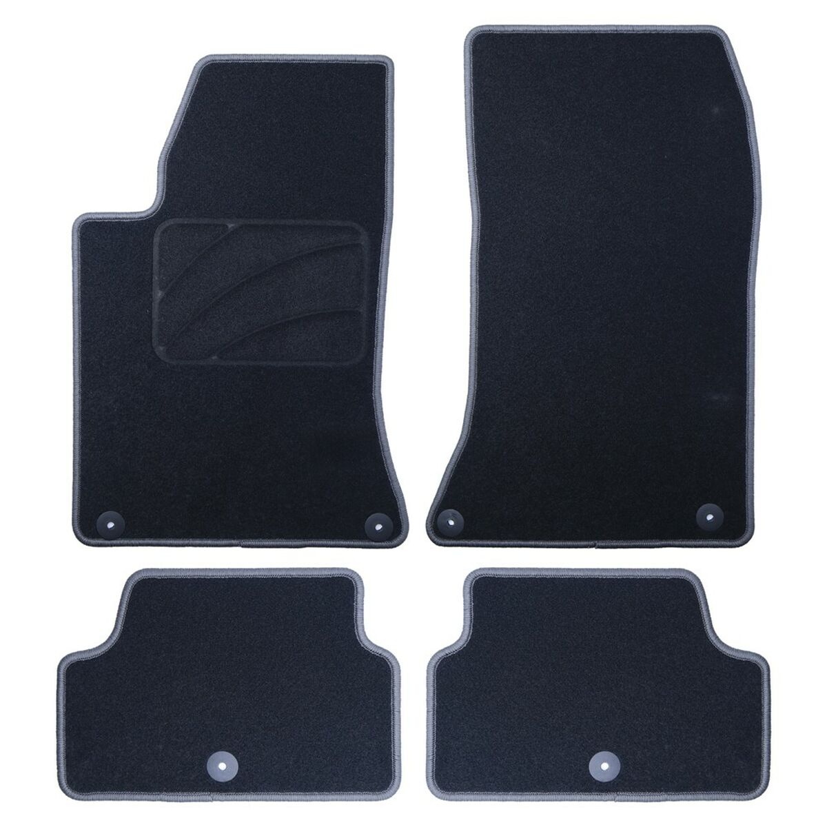 Conjunto de Tapetes de Carro OCC Motorsport OCCIF0003GD Cinzento escuro Infinity Q30 5 Peças