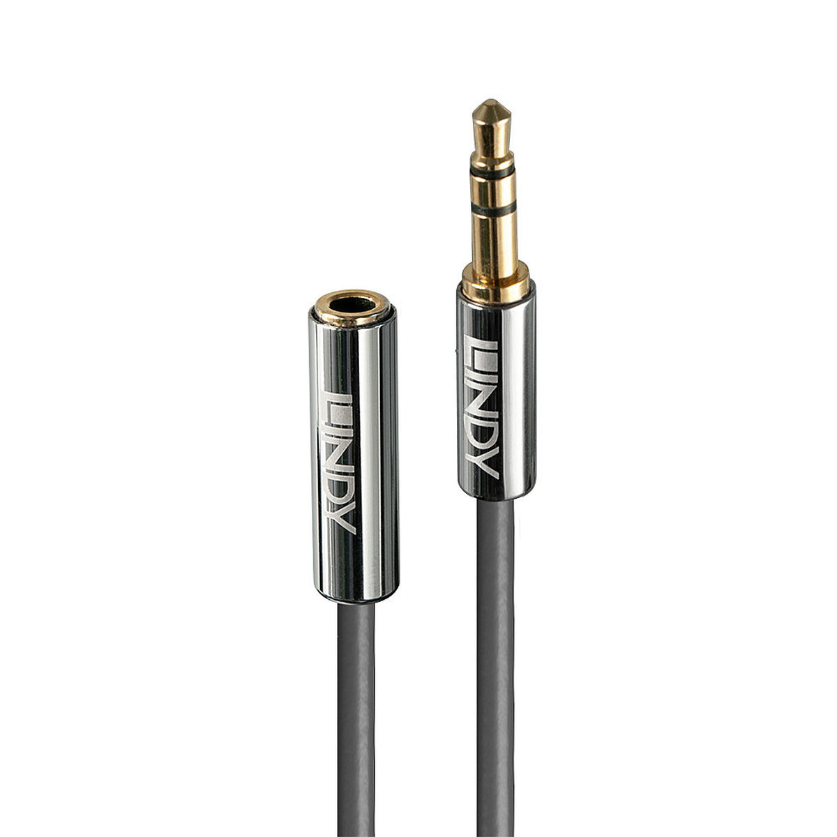 Cabo Alargador Jack (3,5 mm) LINDY 35327 1 m Preto Antracite