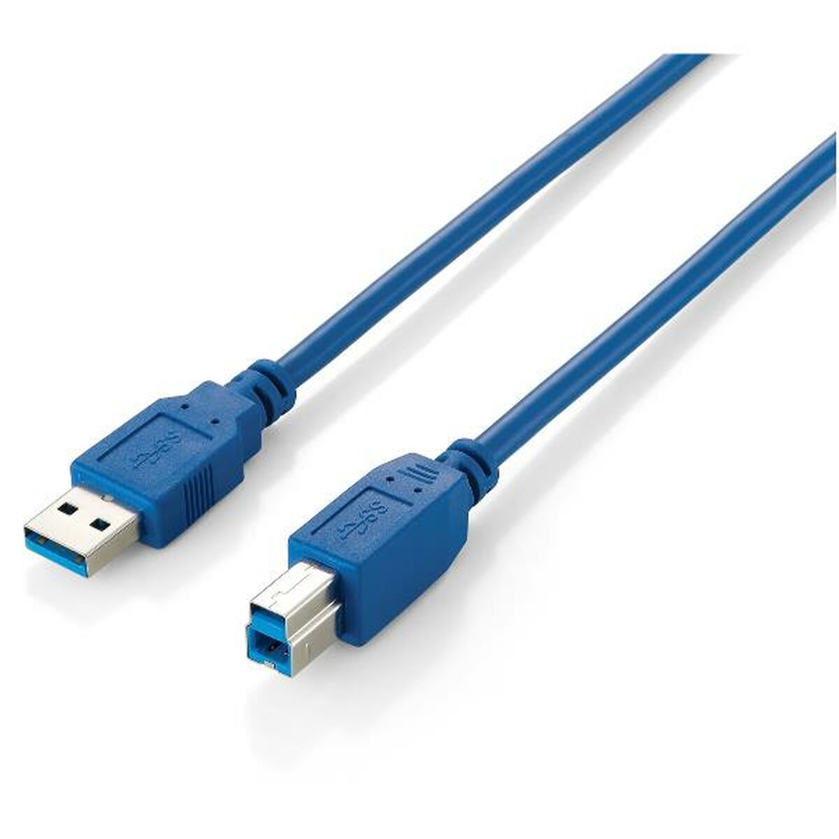 Cabo USB 3.0 A para USB B Equip 128292 Azul escuro 1,8 m