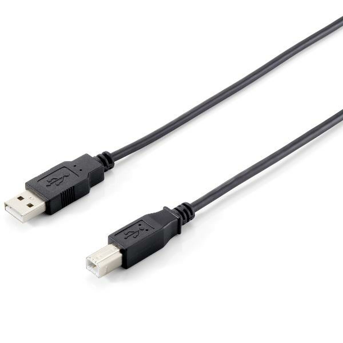 Cabo USB 2.0 A para USB B Equip 128862 Preto 5 m