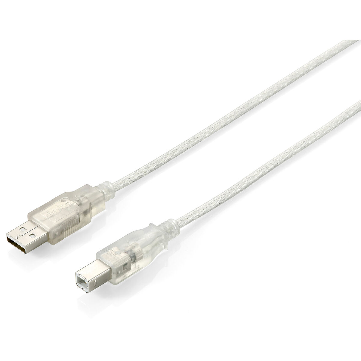 Cabo USB 2.0 A para USB B Equip 128652 Prateado 5 m