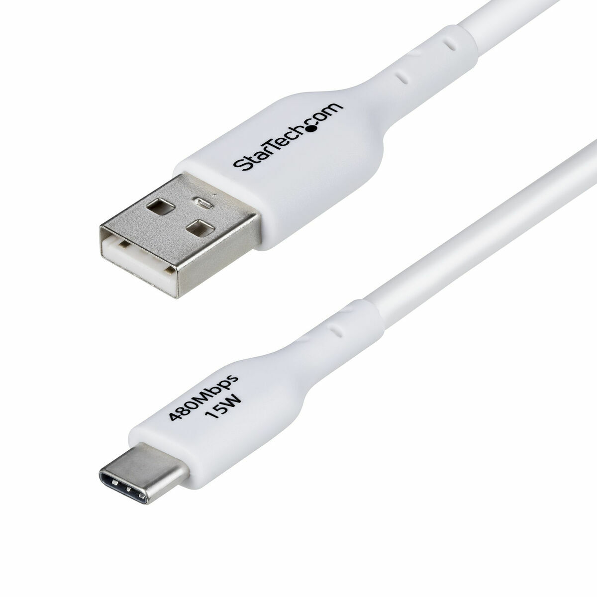 Cabo USB A para USB-C Startech USB2AC3MNCWHE Branco 3 m