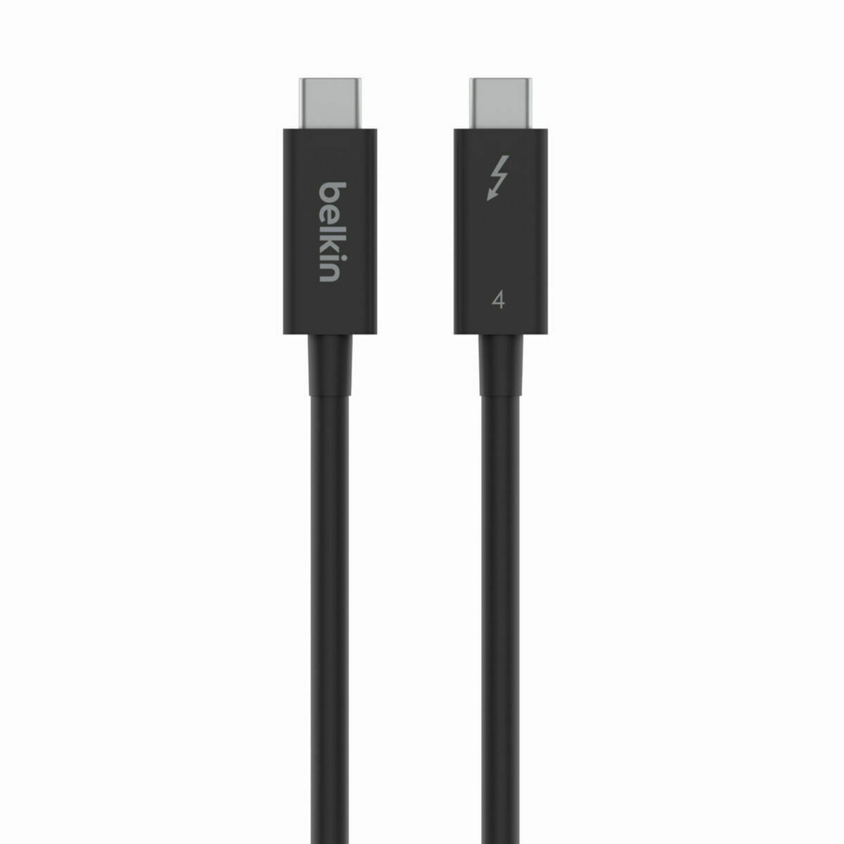 Cabo Thunderbolt 3 Belkin INZ002BT2MBK Preto 2 m