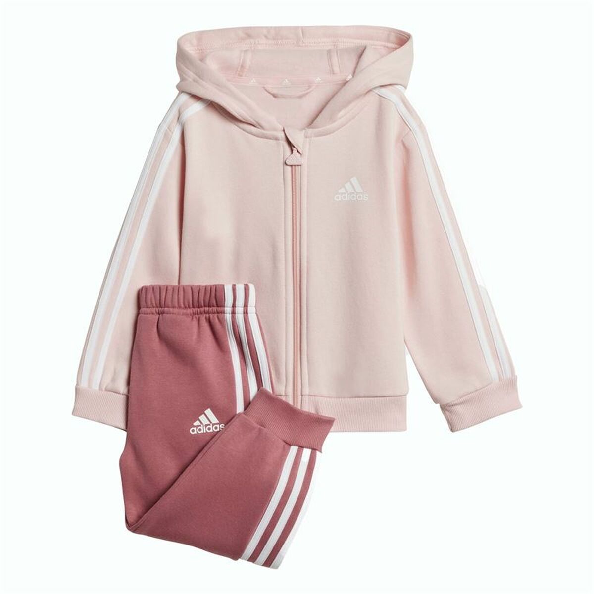 Fato de Treino Infantil Adidas Essentials Cor de Rosa