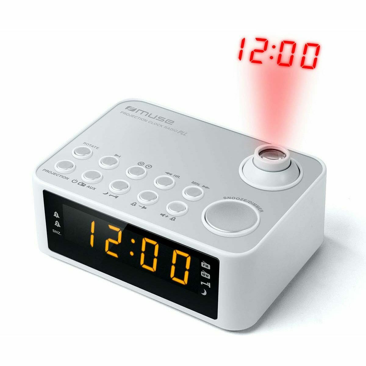 Rádio Despertador Muse M-178PW
