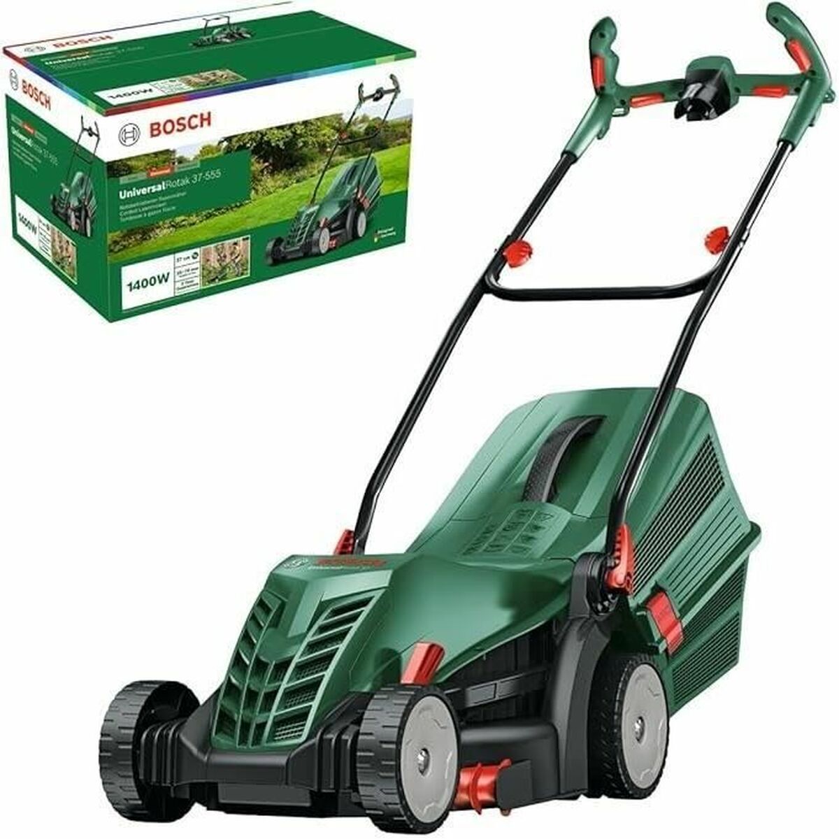 Corta-relva BOSCH UniversalRotak 37-555 40 L 1400 W 230 V 37 cm 20-70 mm