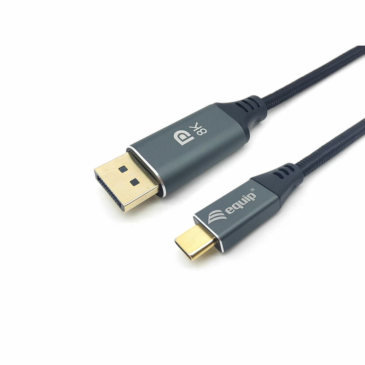 Adaptador USB-C para DisplayPort Equip 13342107101 Cinzento 1 m