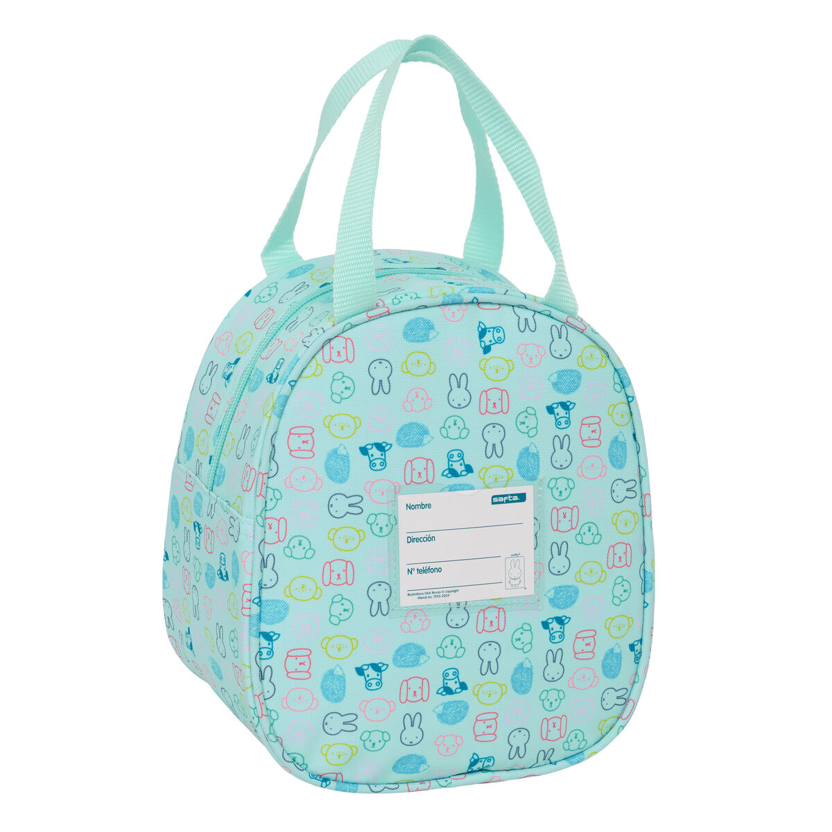 Porta-merendas Térmico Miffy Friends Azul 19 x 22 x 14 cm