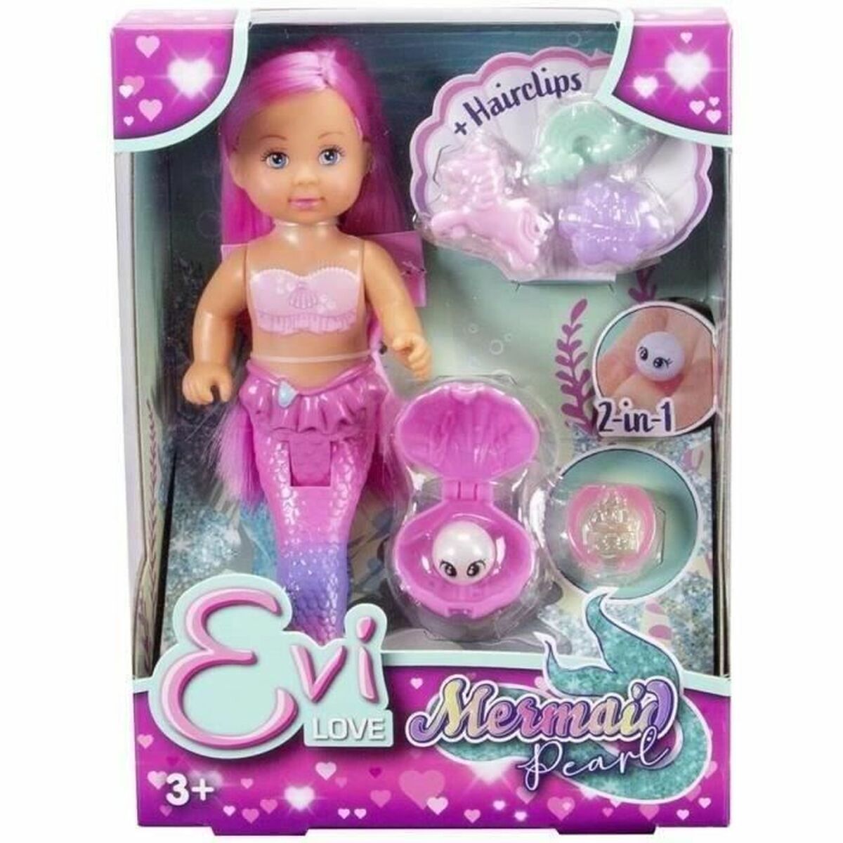 Boneca bebé Simba Evi Love - Sirena y su Perla