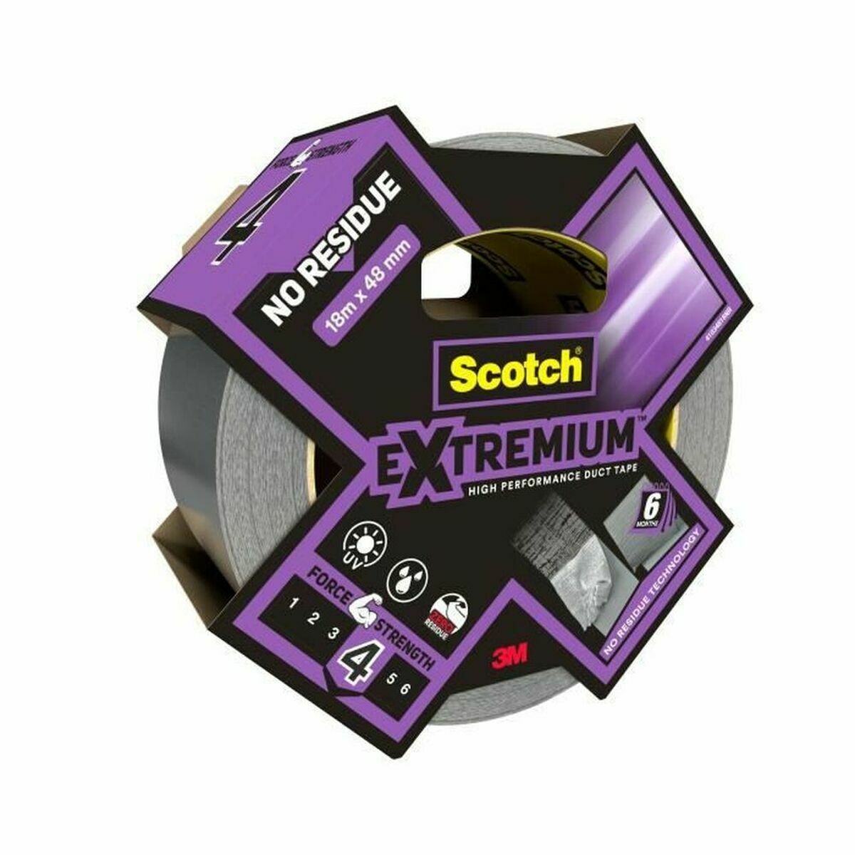 Fita americana Scotch 18 m x 48 mm Cinzento