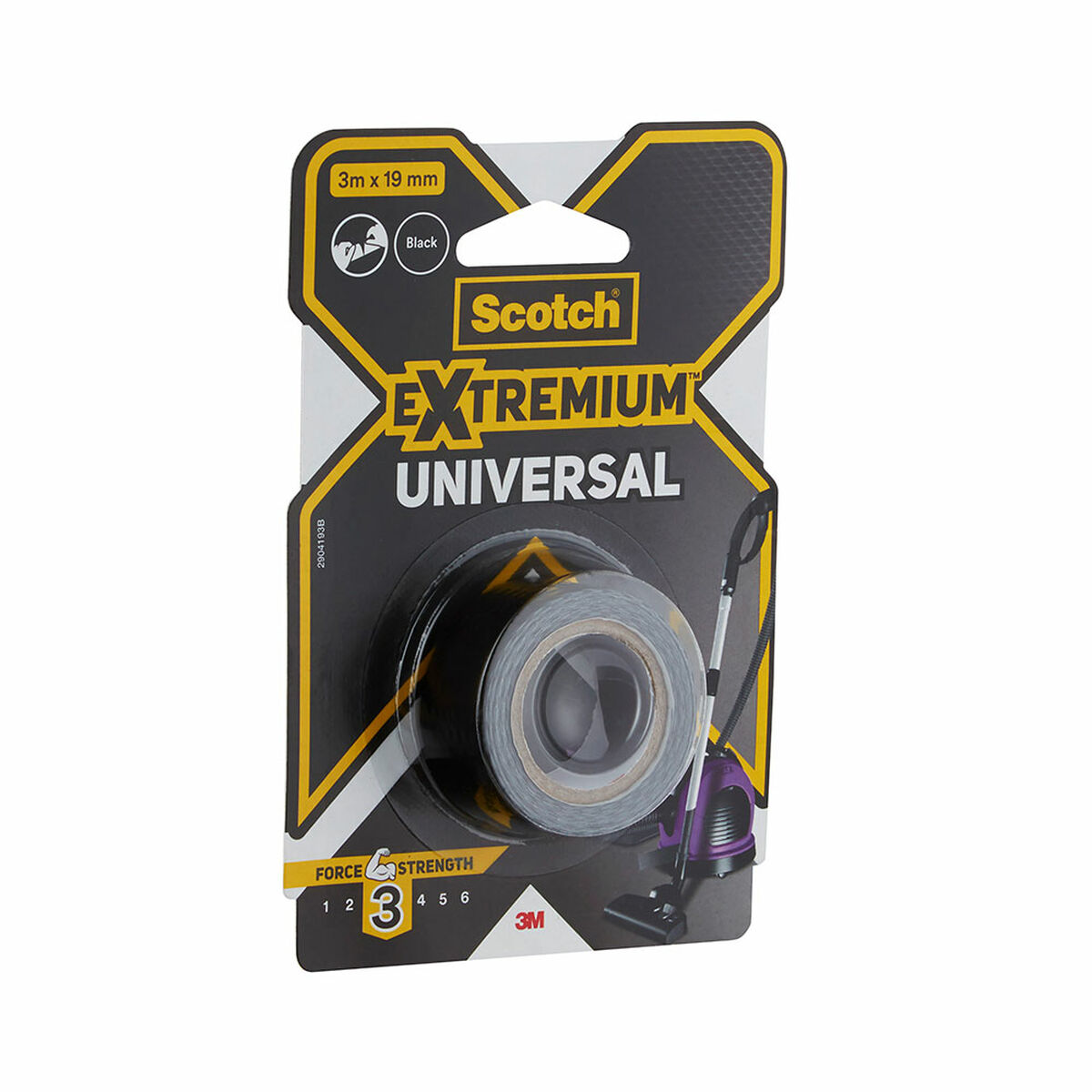 Fita americana Scotch extremium 3 universal Preto 3 m x 19 mm