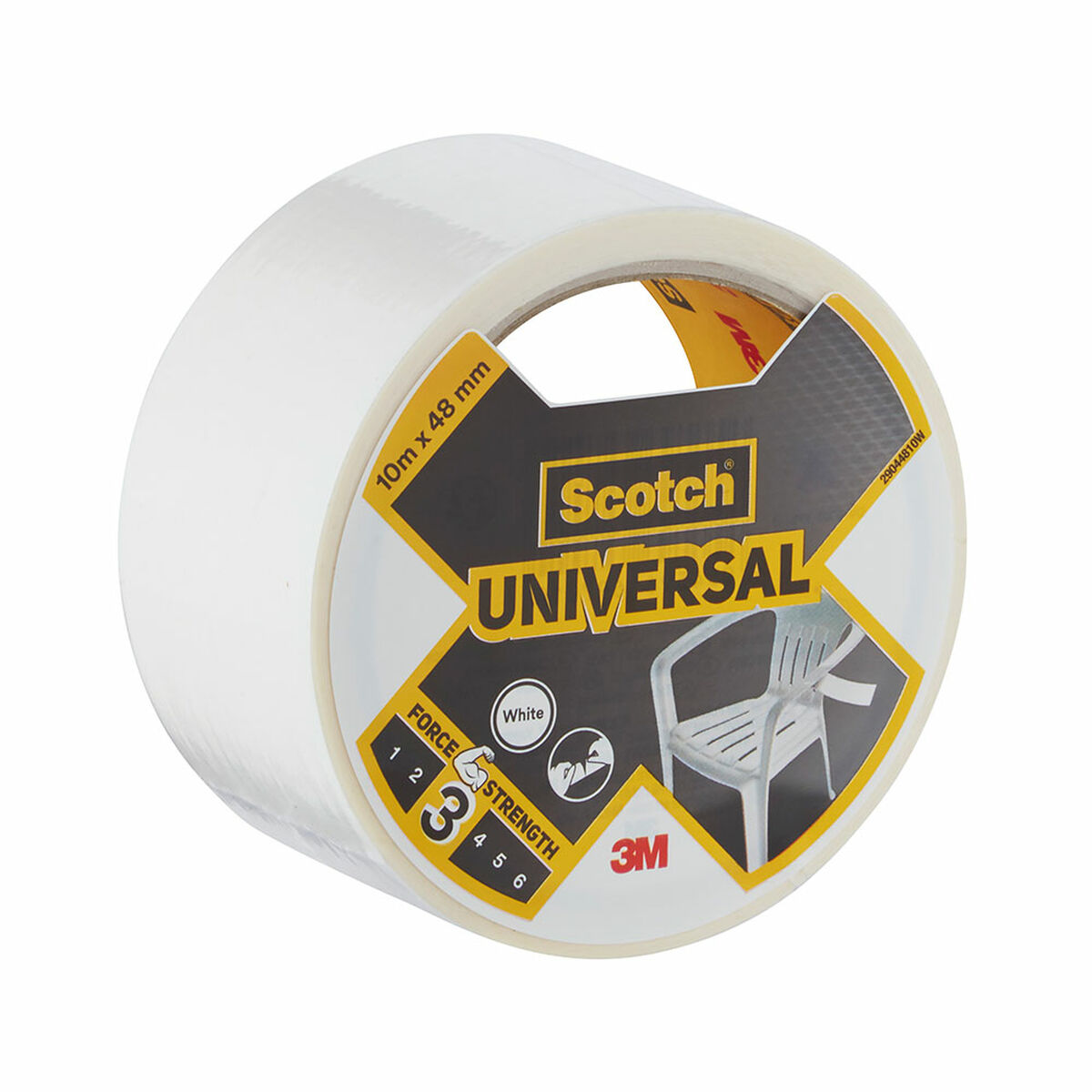 Fita americana Scotch Branco 10 m x 48 mm