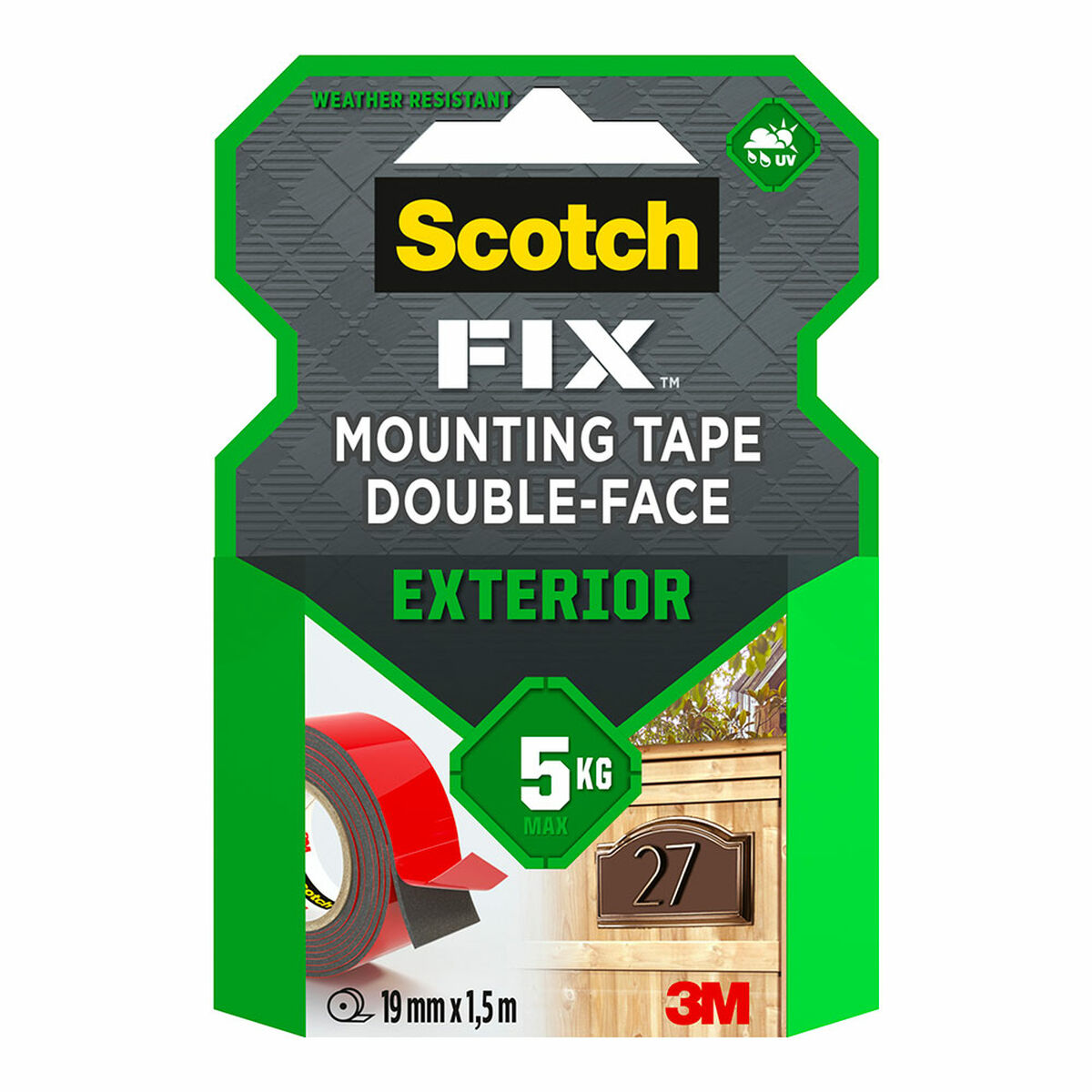 Fita de Dupla Face Scotch 19 mm x 1,5 m