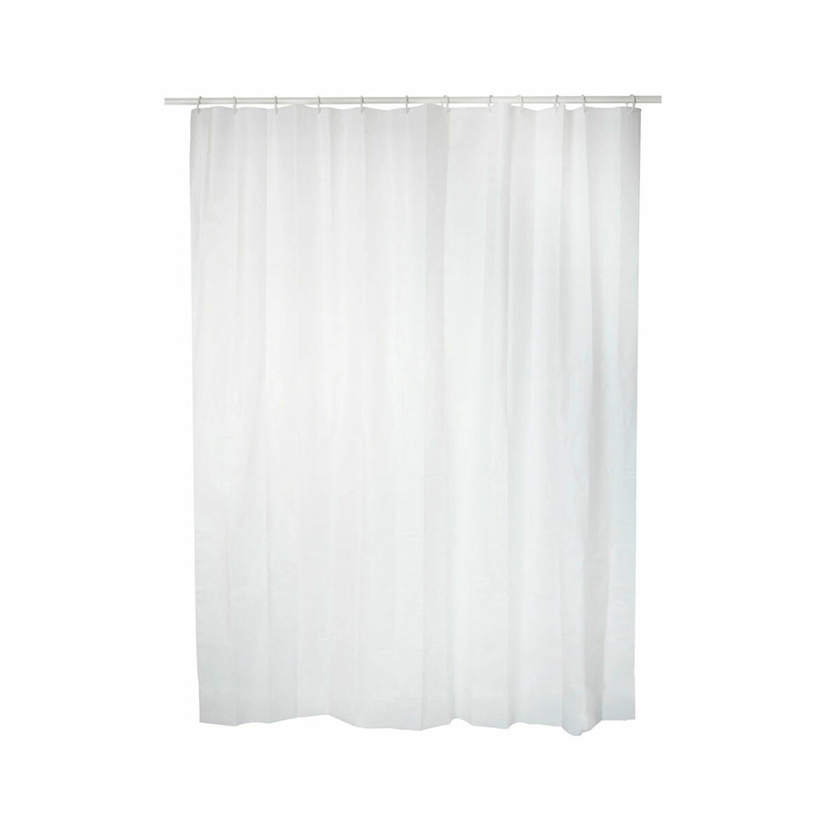 Cortina de Duche Exma Branco PVC 140 x 180 cm