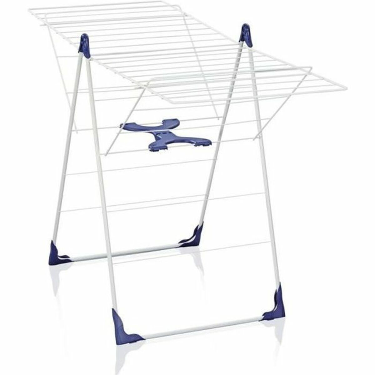 Estendal Leifheit 81408 CLASSIC 200 Flex Aço Polipropileno Plástico Azul Branco 20 m