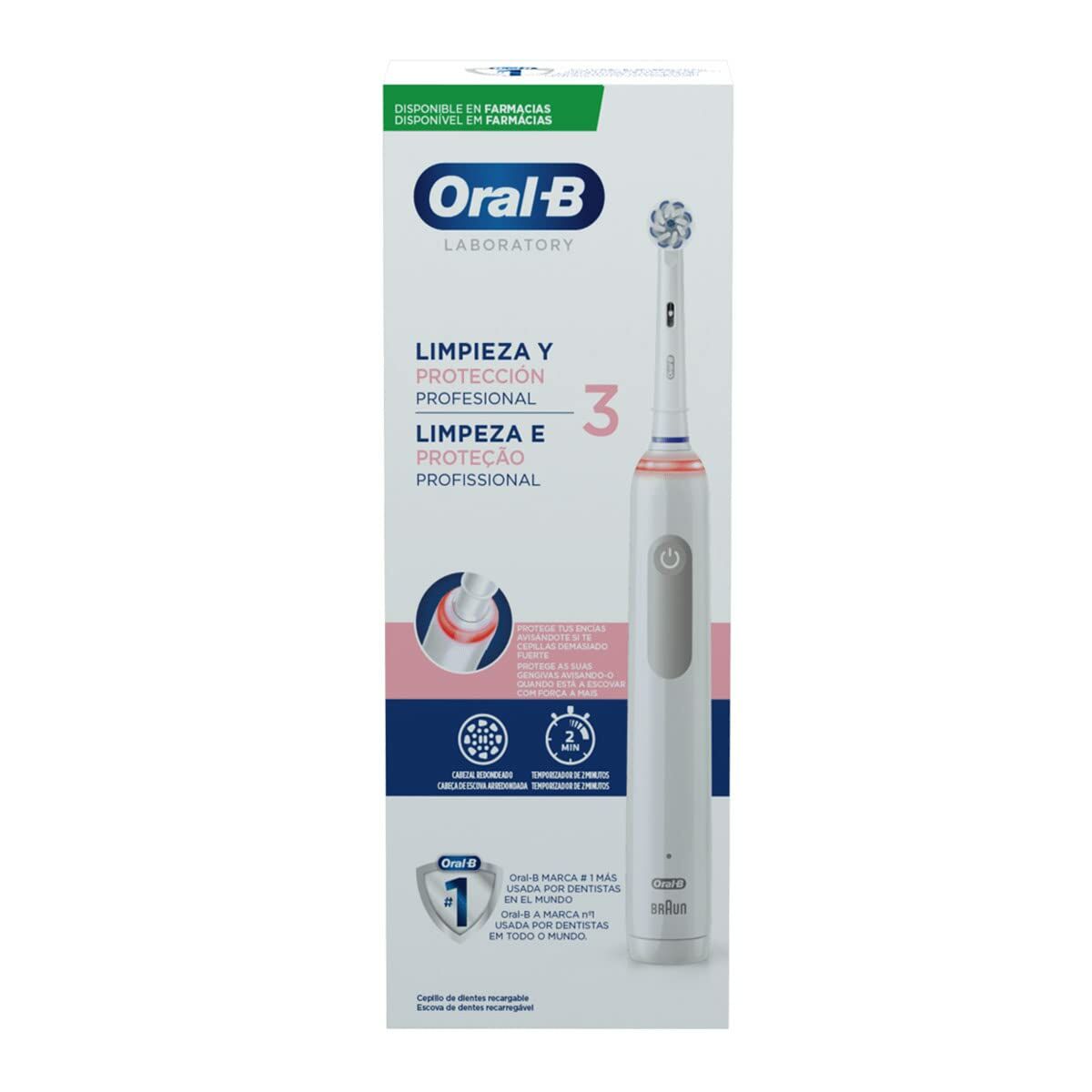 Escova de Dentes Elétrica Braun LAV LIMPP 3 WH Branco