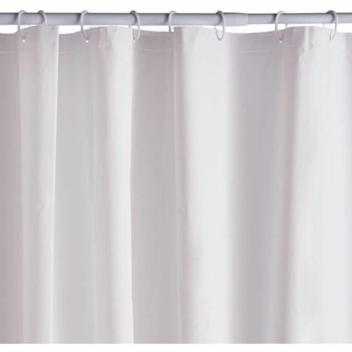 Cortina de Duche TODAY Branco PEVA 180 x 200 cm (12 Unidades)