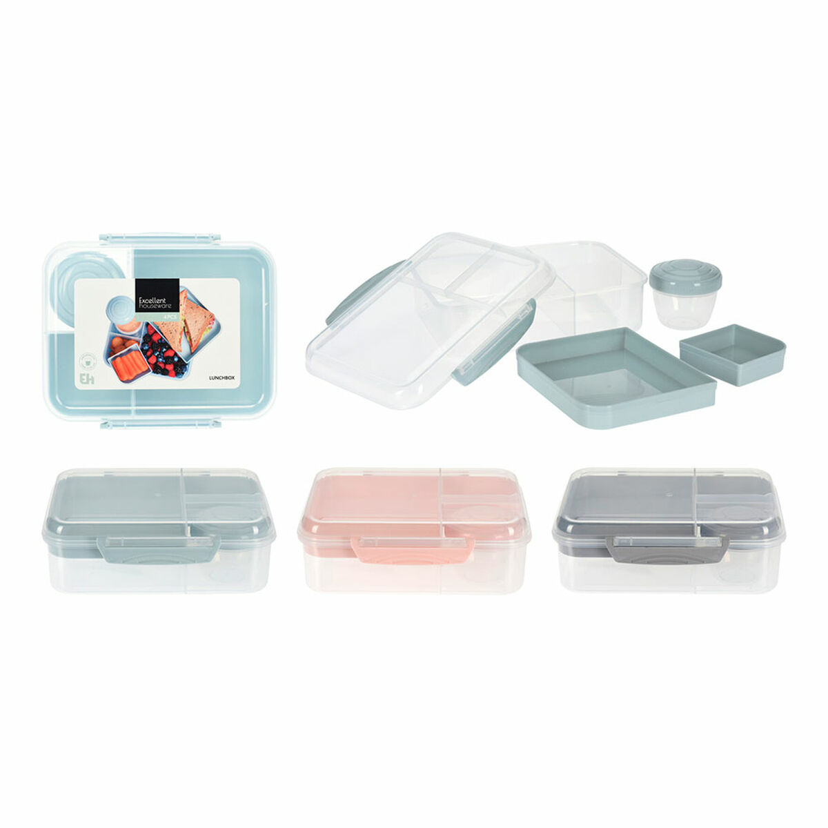 Lancheira Excellent Houseware Polipropileno