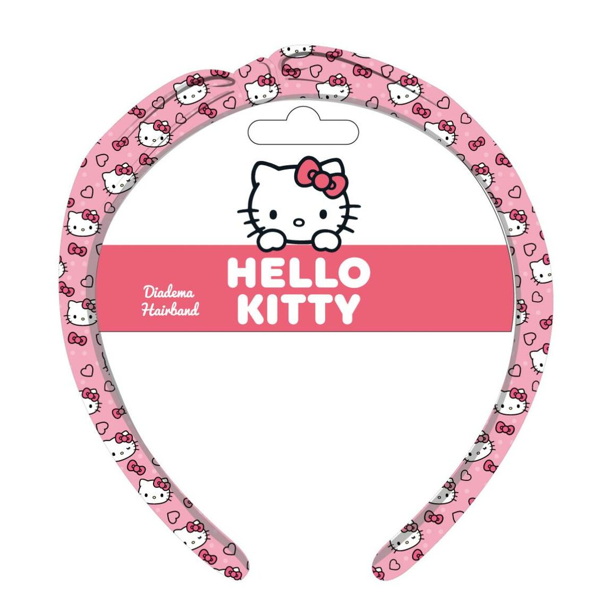 Diadema Hello Kitty Fúcsia