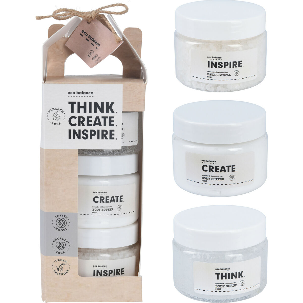 Conjunto de Banho Eco Balance 905610900 3 Peças