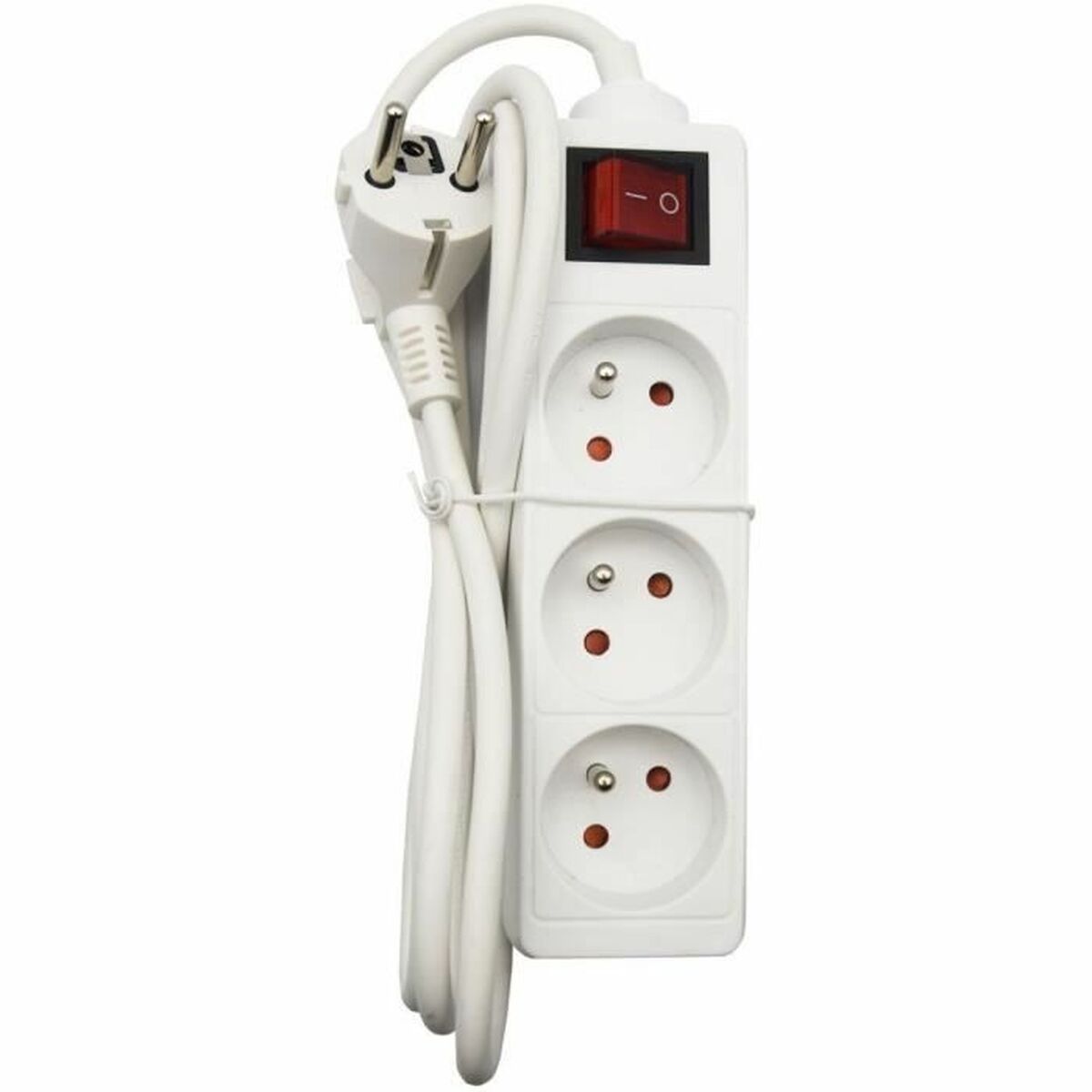 Extensão com 3 tomadas com interruptor GAO