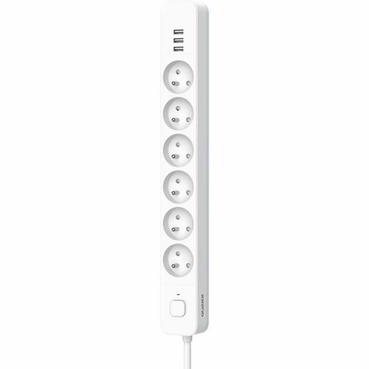 Extensão com 6 Tomadas com Interruptor QUARX (1,5 m)