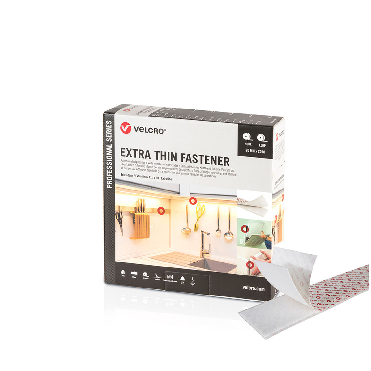 Fita Magnética Velcro Branco