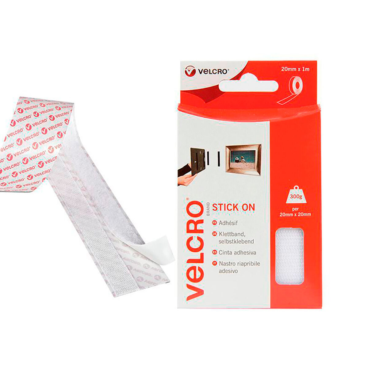 Fita Magnética Velcro Branco