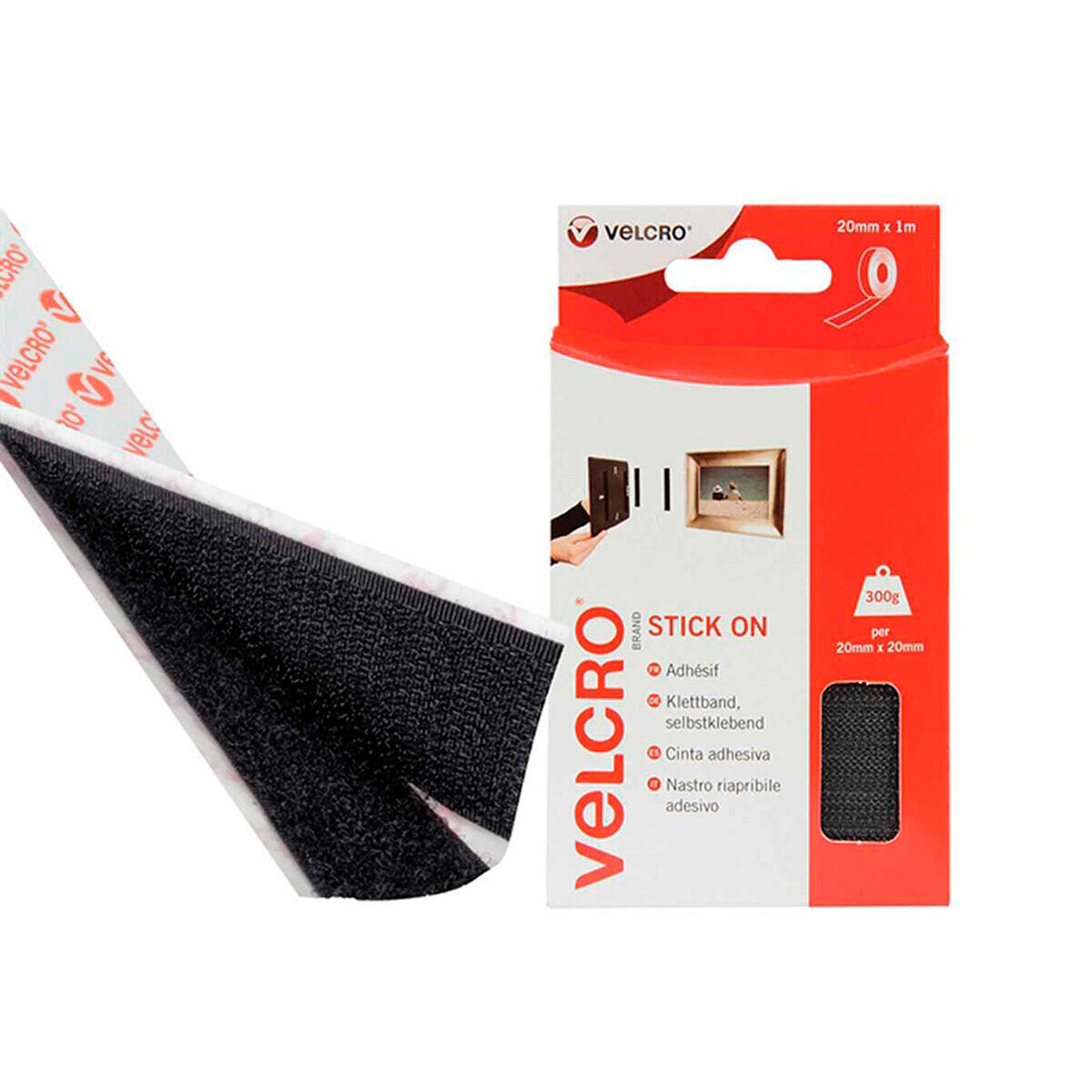 Fita Magnética Velcro Preto