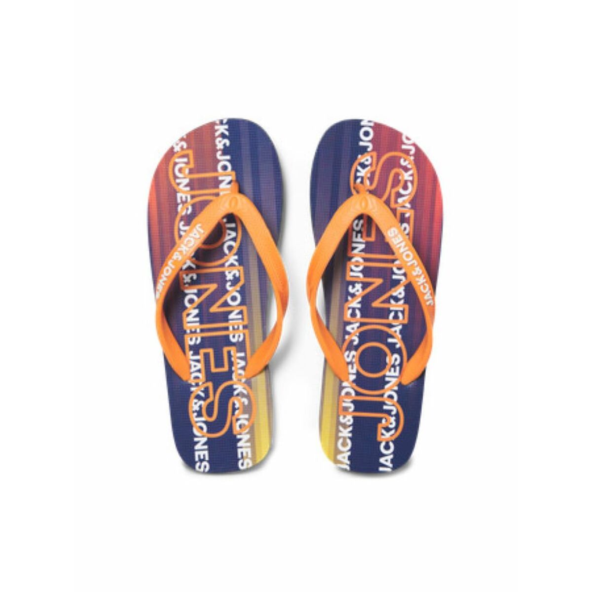 Chinelos para Homem Jack & Jones JFWLOGO 2.0 FLIP FLOP Laranja