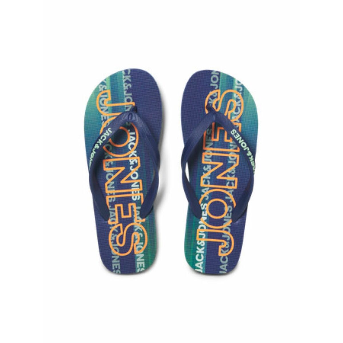 Chinelos para Homem Jack & Jones JFWLOGO 2.0 FLIP FLOP 12251259 Azul Marinho