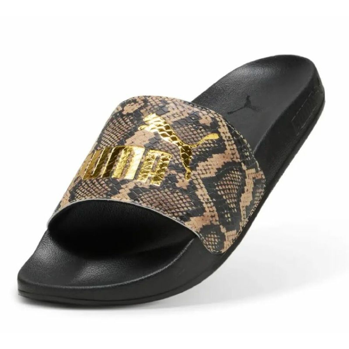 Chinelos para Mulher Puma Leadcat 2.0 Snake Chic SS25 400680 01 Preto