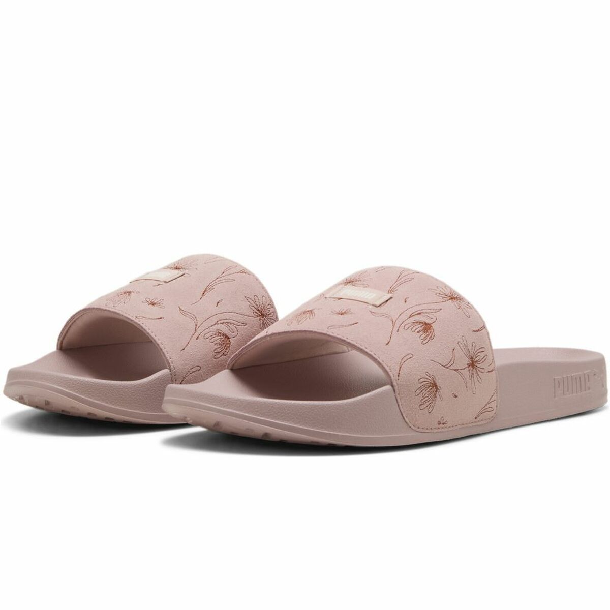 Chinelos para Mulher Puma Leadcat 2.0 Crafted Flowers - SS25 401321 01 Cor de Rosa