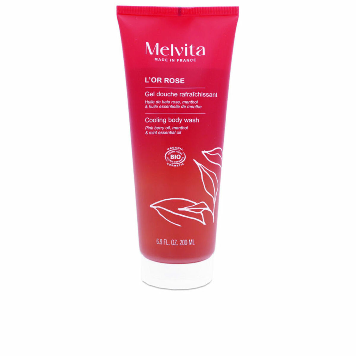 Gel de duche Melvita L'OR ROSE 200 ml