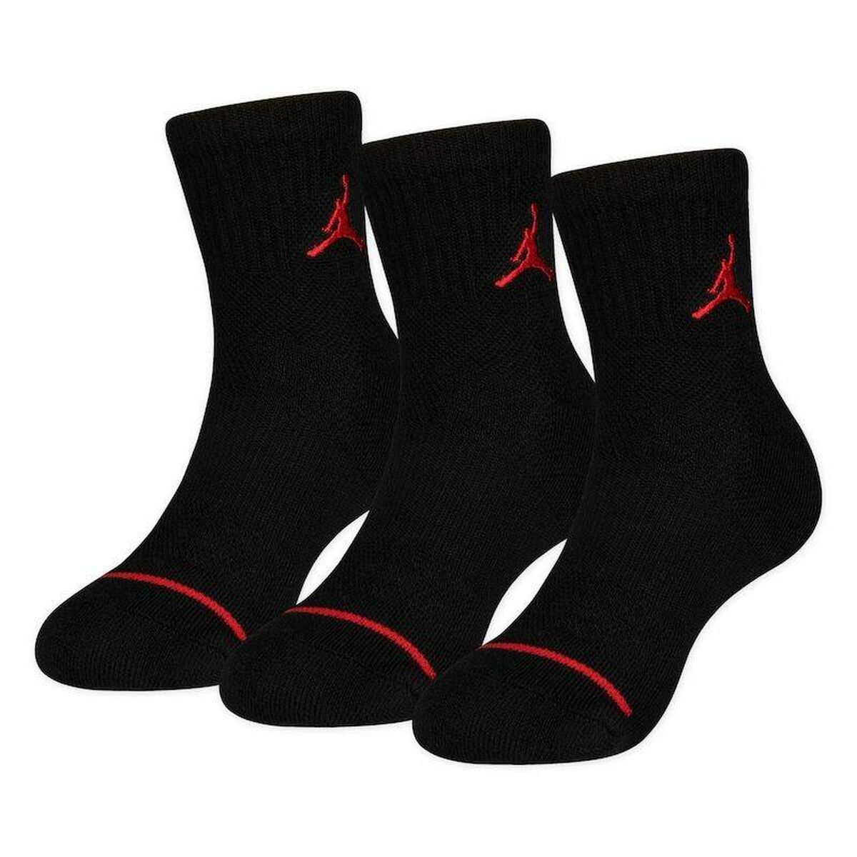 Meias de Desporto Jordan JUMPMAN ANKLE WJ0009 023 Preto 3 pares