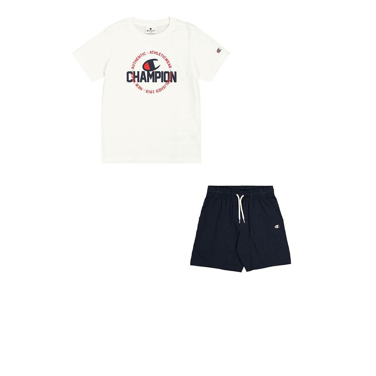 Conjunto de Vestuário Champion CHAMPION SET 306991 WHT Branco