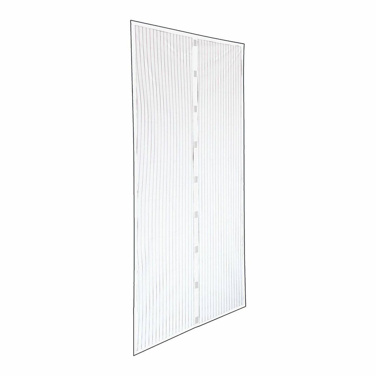 Cortina Mosquiteira IRS Branco 140 x 240 cm Íman Portas Magnética (2 Unidades)